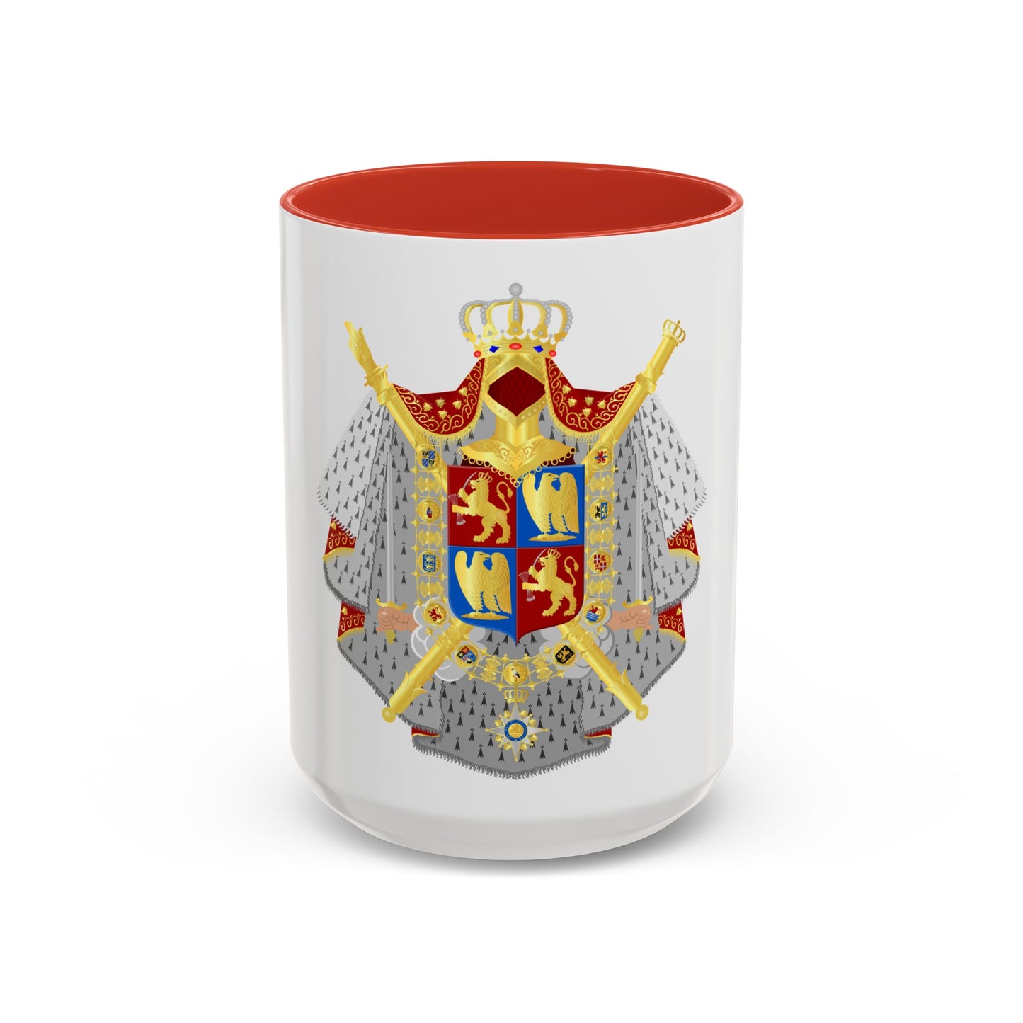 Coat of arms of kingdom Holland King Lodewijk 1808 - Accent Coffee Mug