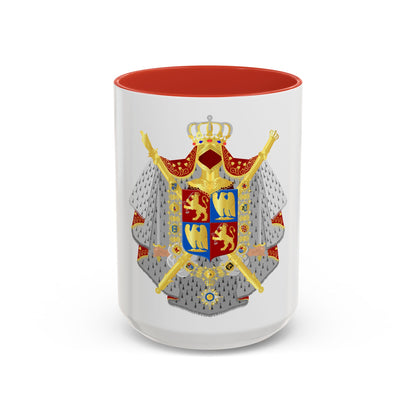 Coat of arms of kingdom Holland King Lodewijk 1808 - Accent Coffee Mug