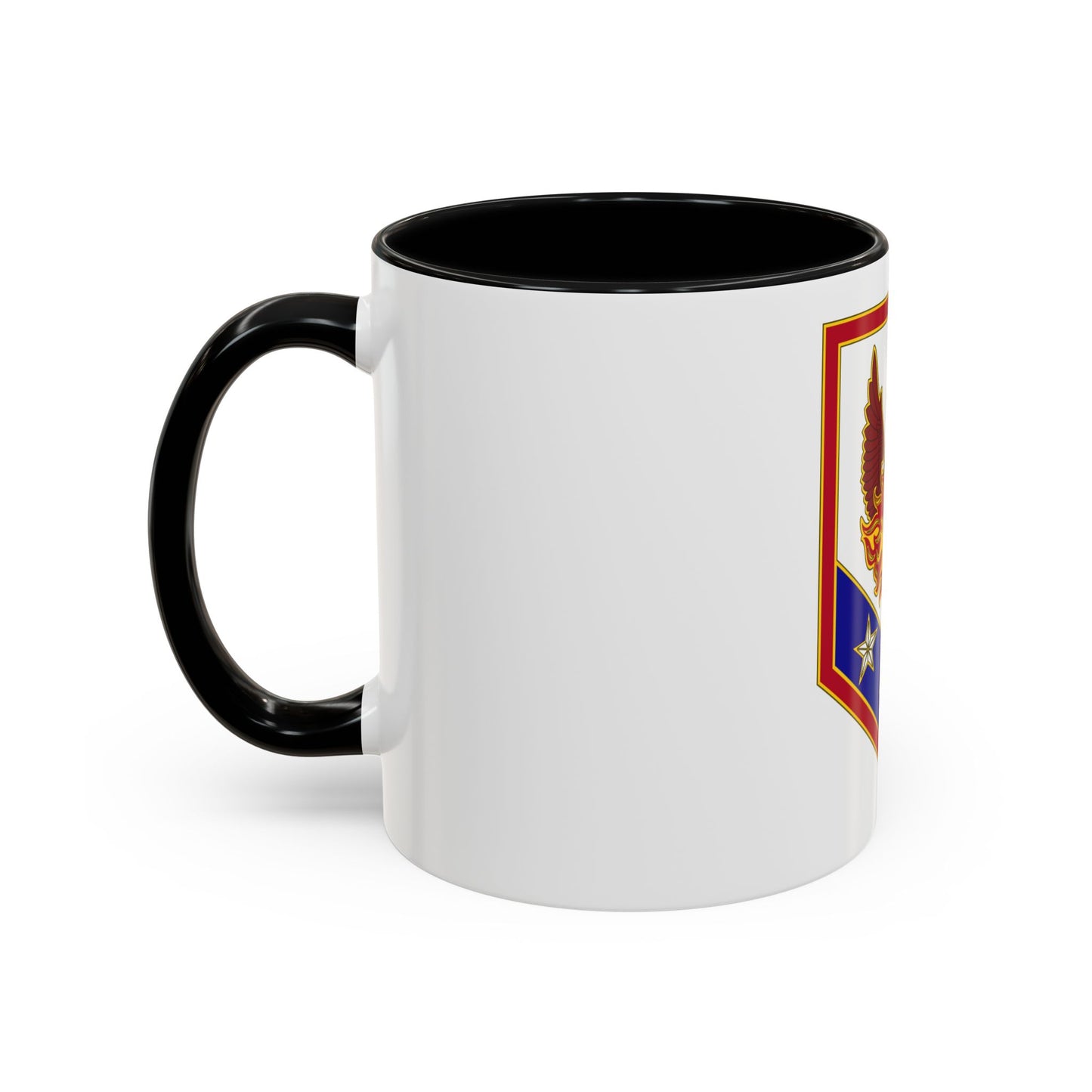 110 Maneuver Enhancement Brigade (U.S. Army) Accent Coffee Mug