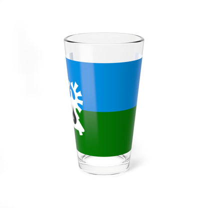 Flag of Uray (Russia) Pint Glass 16oz