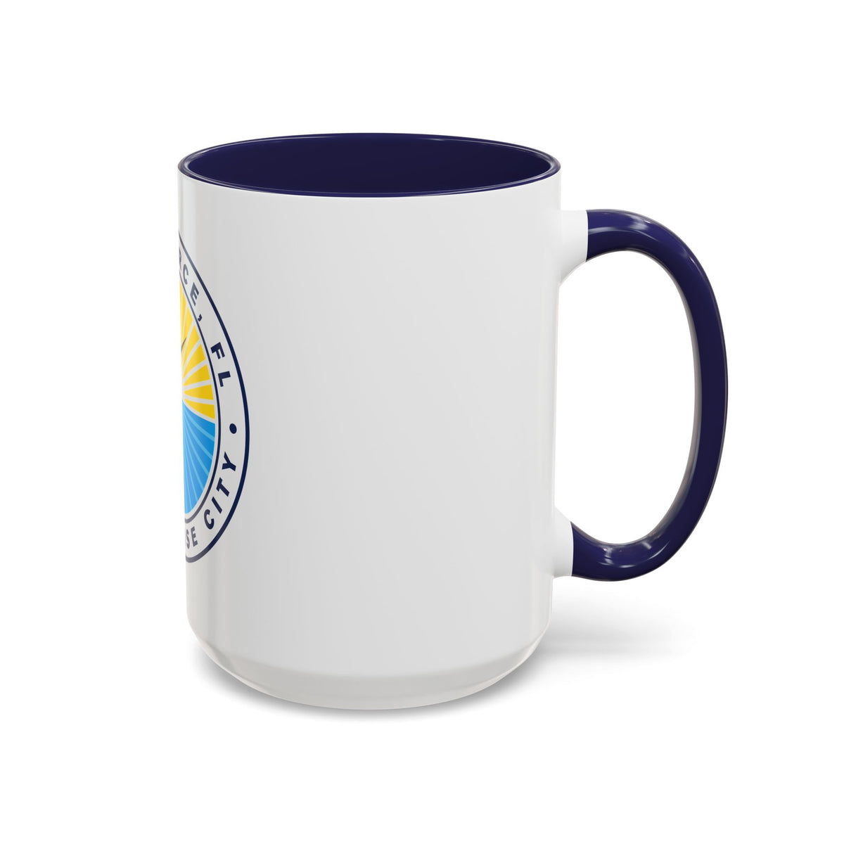 Seal of Fort Pierce Florida - Accent Coffee Mug