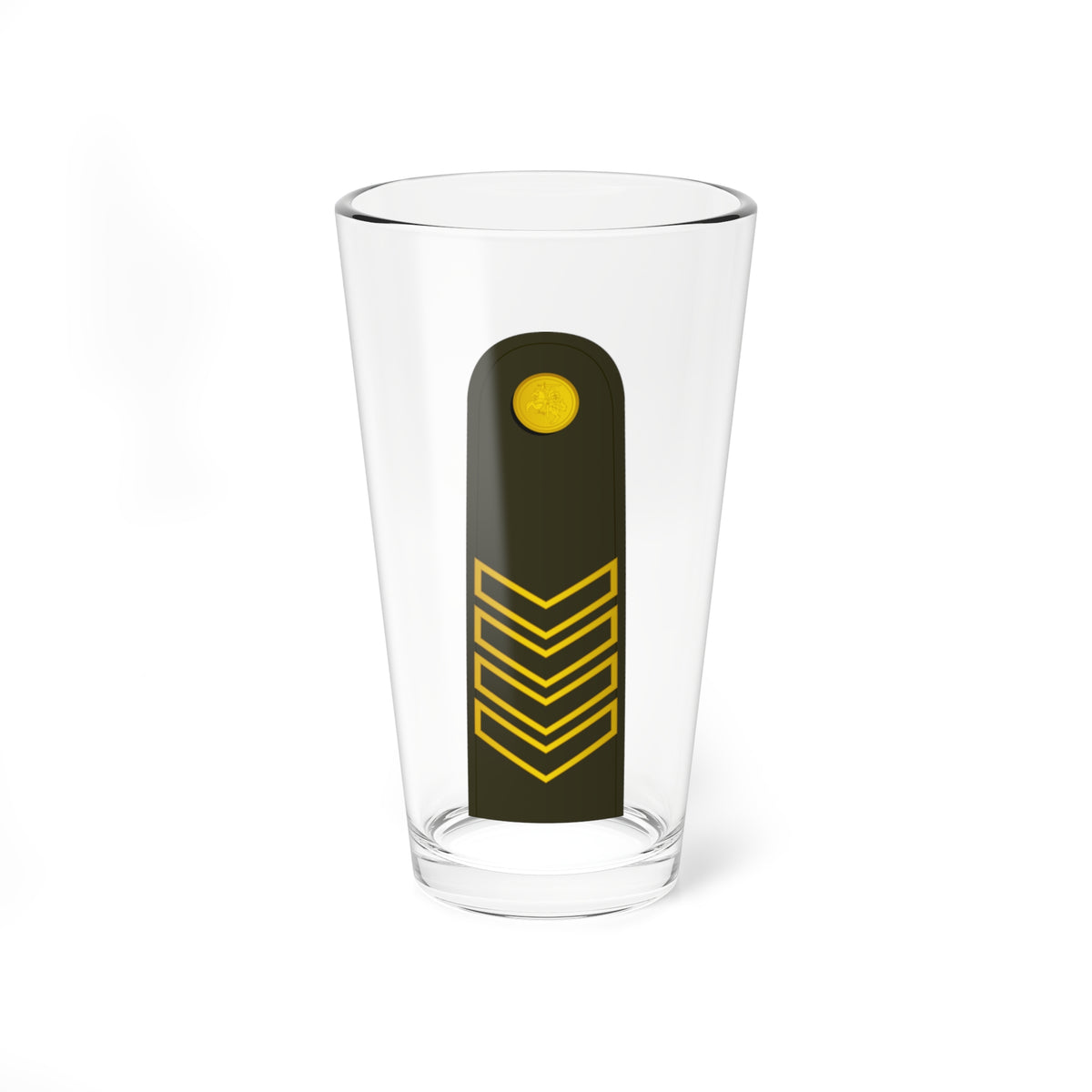 Lithuania Army OR 7 Special (Lithuania) (Military Rank) Pint Glass 16oz