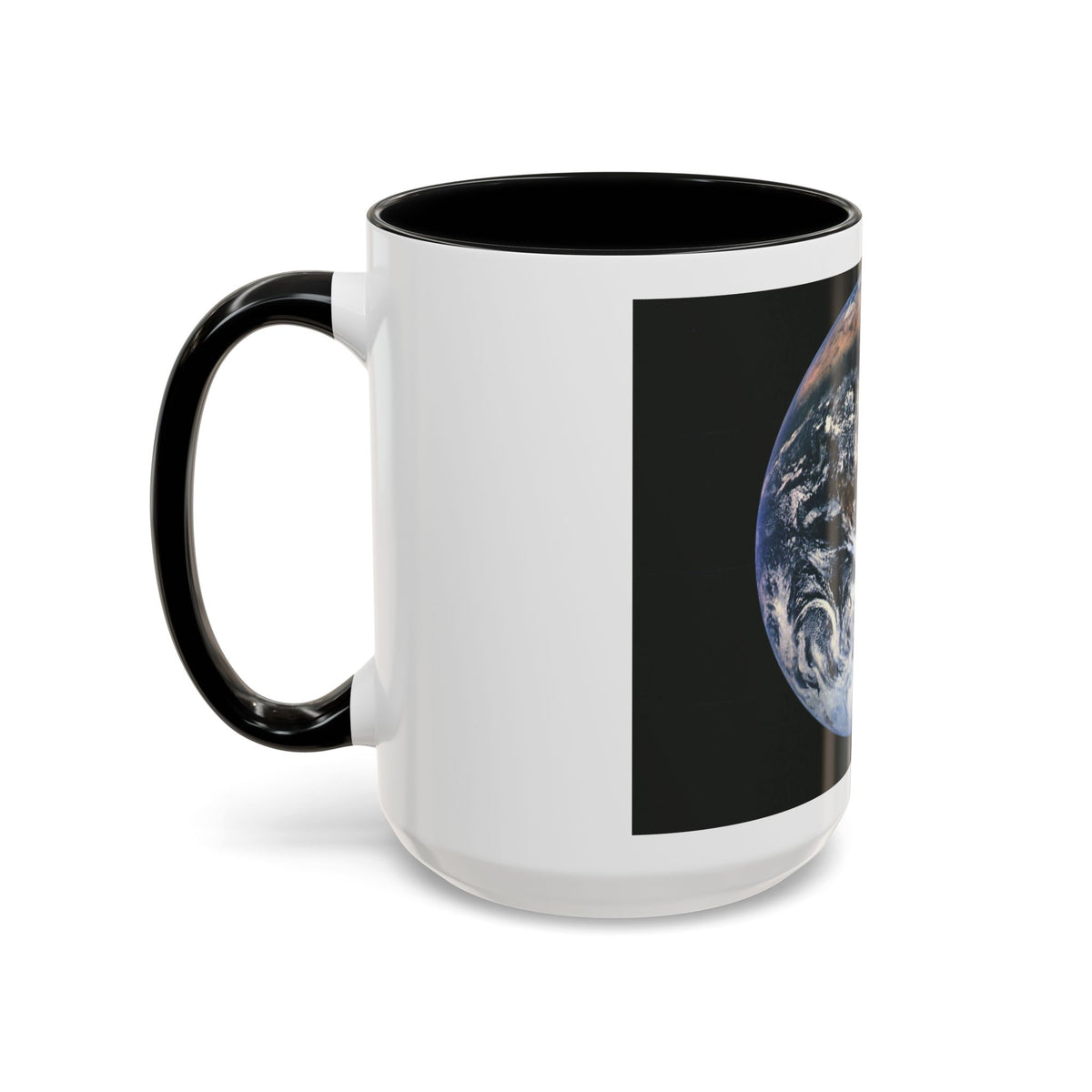 Space - Earth from Space (1973) (Map) Accent Coffee Mug