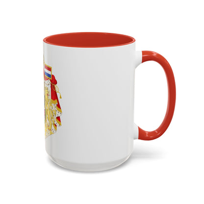 Greater coat of arms of the Grand Duke of Luxembourg (2000) - Accent Coffee Mug