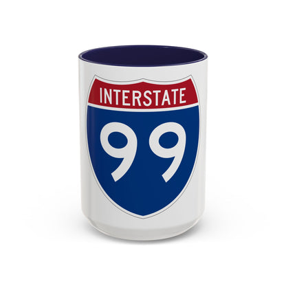 Interstate 99 (U.S. Highways) Accent Coffee Mug