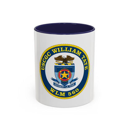 USCGC William Tate WLM 560 (U.S. Coast Guard) Accent Coffee Mug