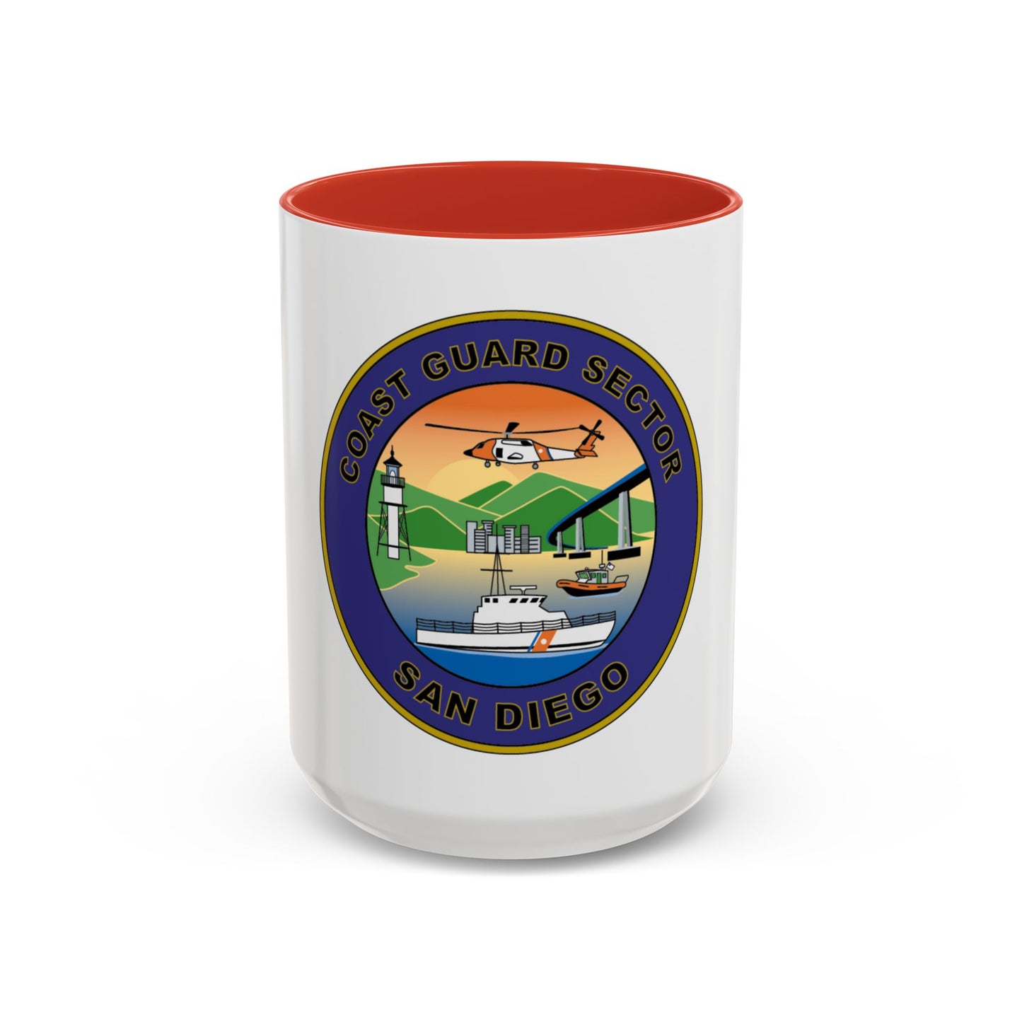 USCG Sector San Diego NEW 07 (U.S. Coast Guard) Accent Coffee Mug