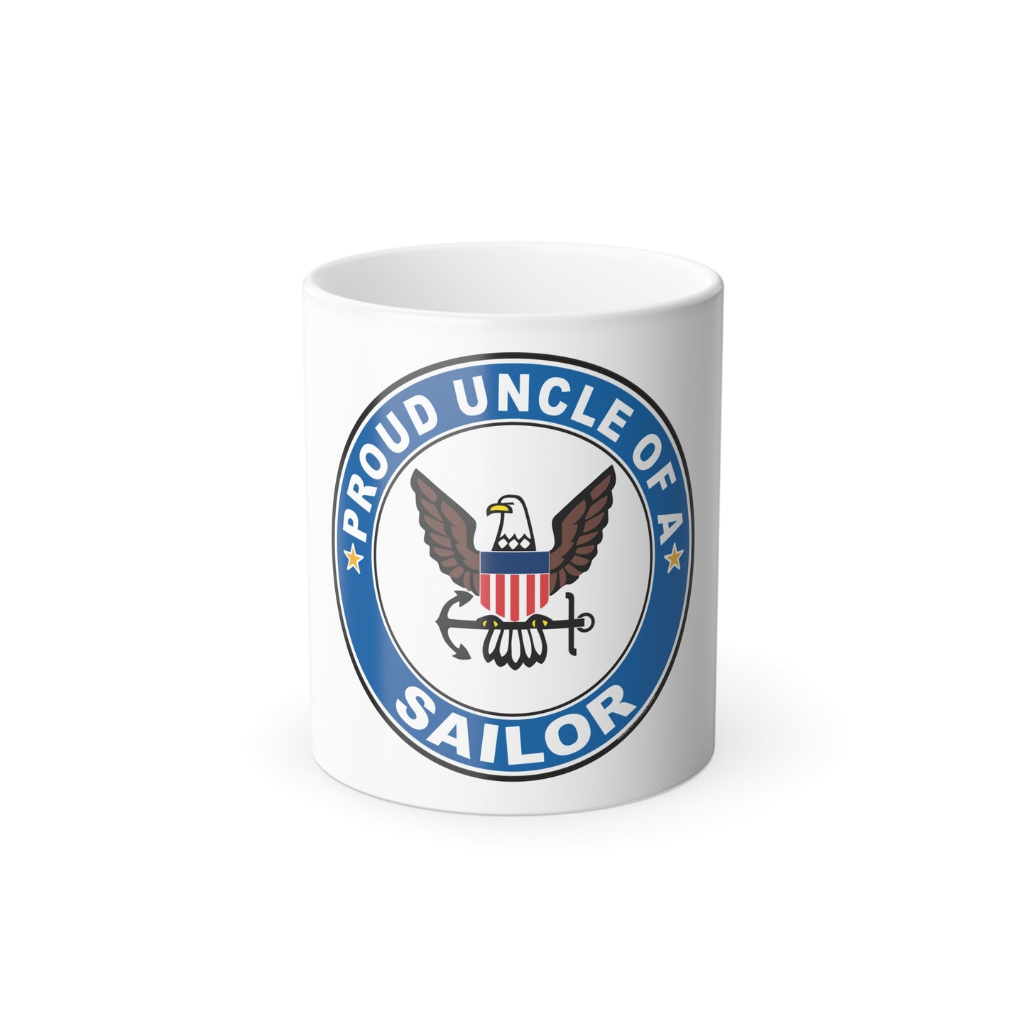 Proud Uncle of a Sailor (U.S. Navy) Color Changing Mug 11oz