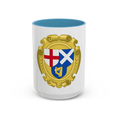 Coat of Arms of the Commonwealth of England, Scotland and Ireland - Accent Coffee Mug