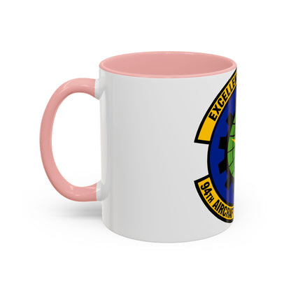 94 Aircraft Maintenance Squadron AFRC (U.S. Air Force) Accent Coffee Mug