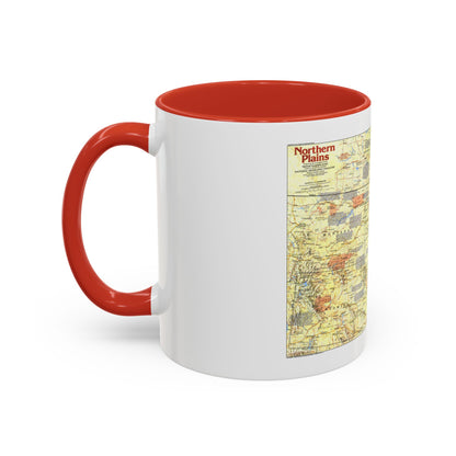 USA - Northern Plains 1 (1986) (Map) Accent Coffee Mug