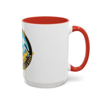 USCG Station Coos Bay (U.S. Coast Guard) Accent Coffee Mug