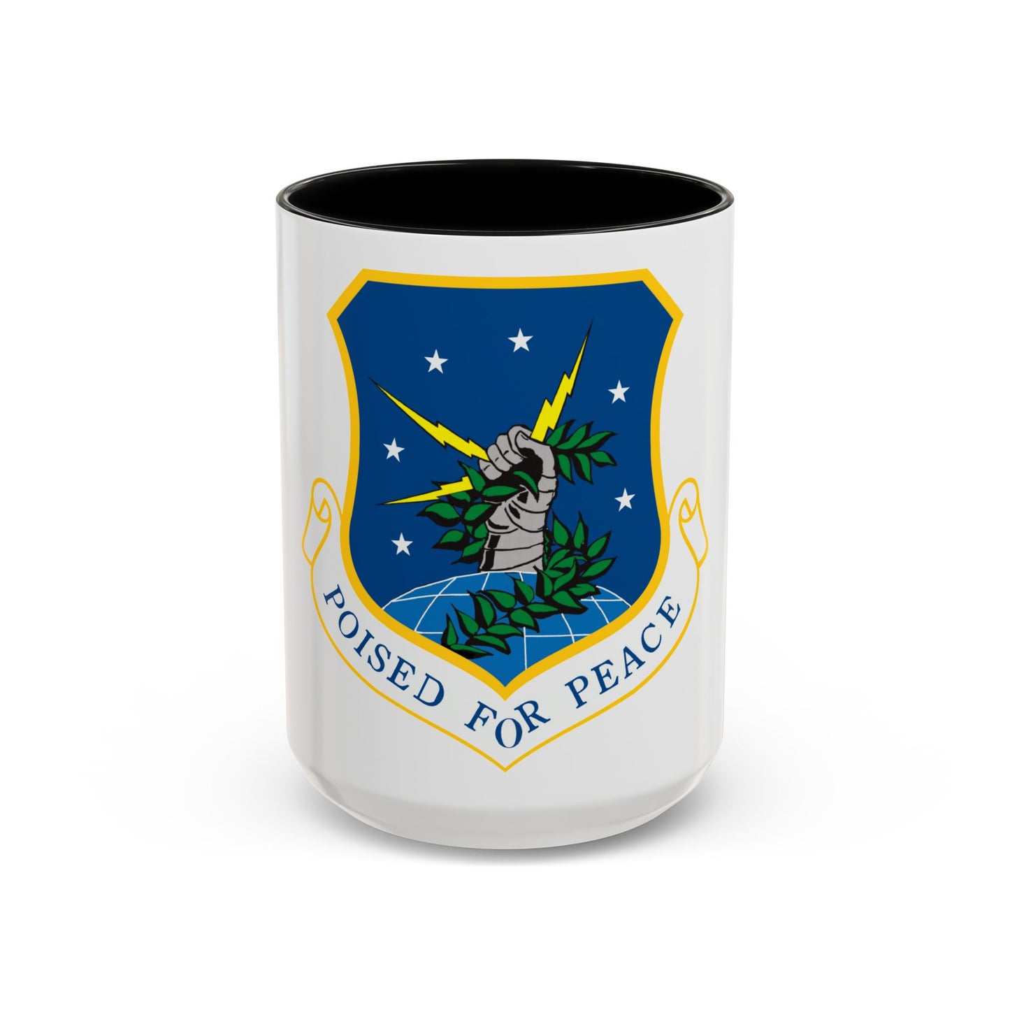 91st Space Wing (U.S. Air Force) Accent Coffee Mug