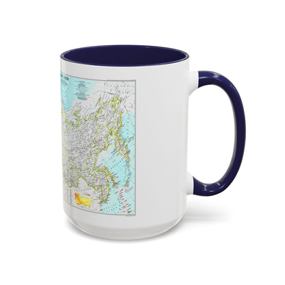 Russia - Soviet Union 1 (1990) (Map) Accent Coffee Mug