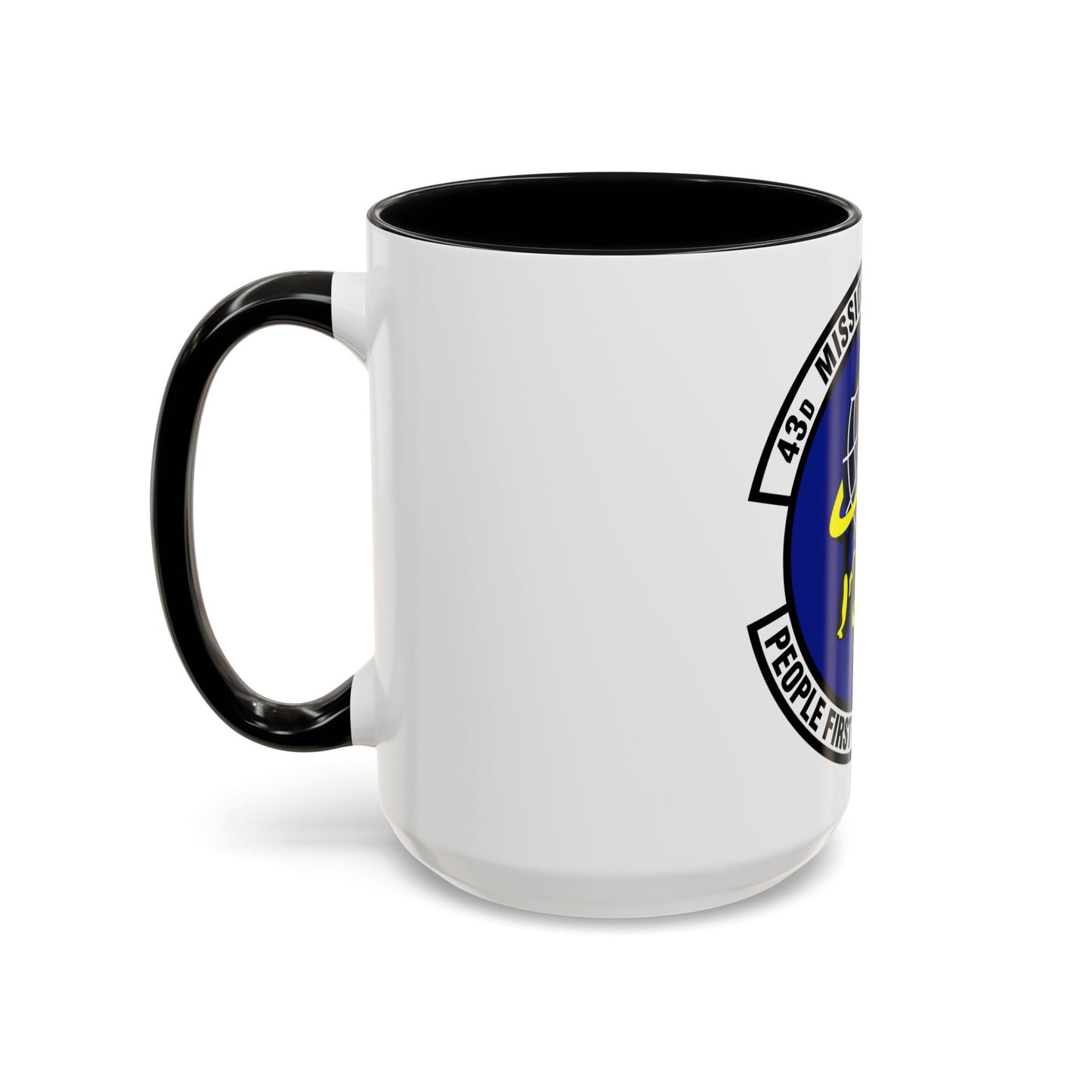 43d Mission Support Squadron (U.S. Air Force) Accent Coffee Mug