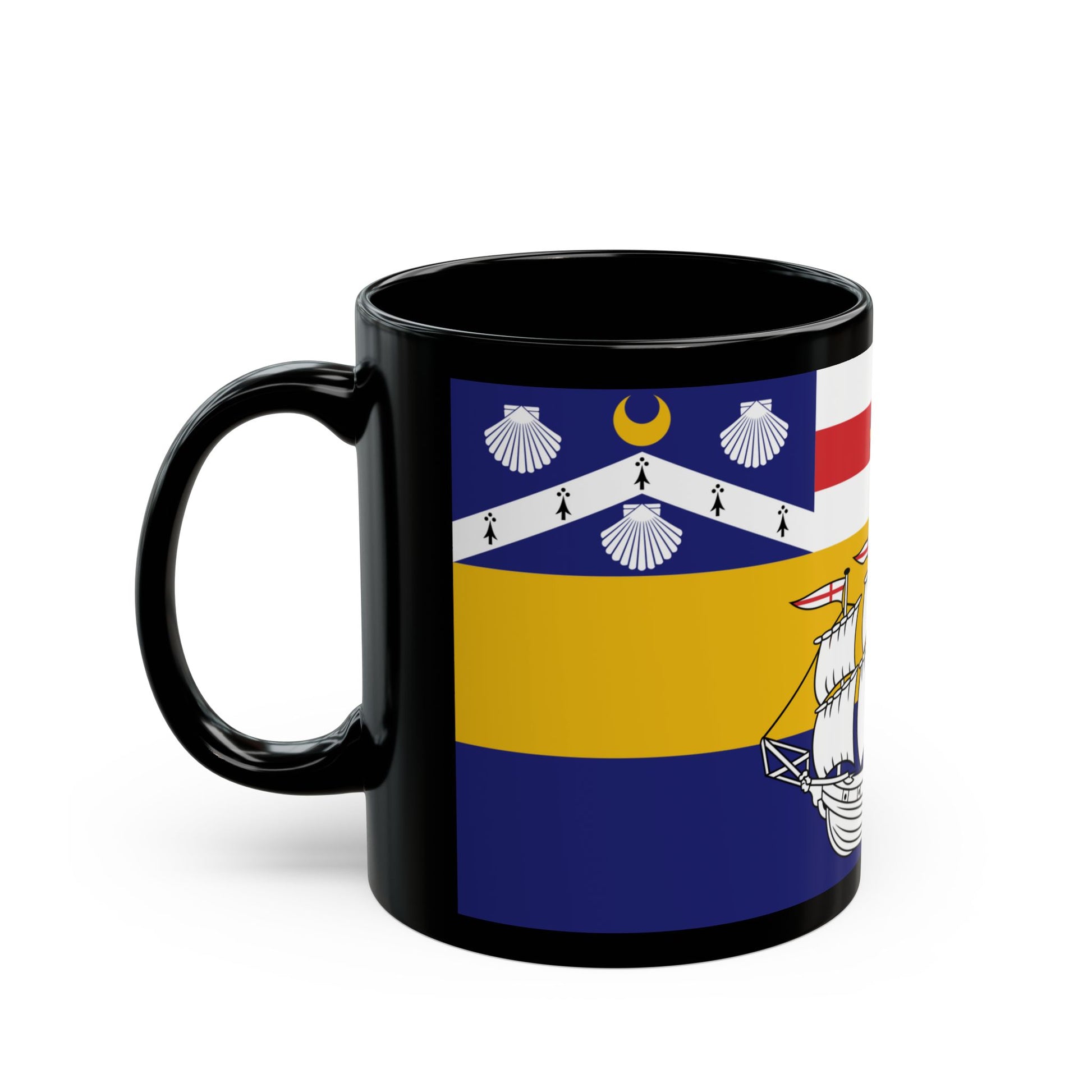 Flag of the City of Sydney Australia - Black Coffee Mug-Go Mug Yourself