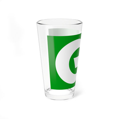 Flag of Asahi Nagano (Japan) Pint Glass 16oz