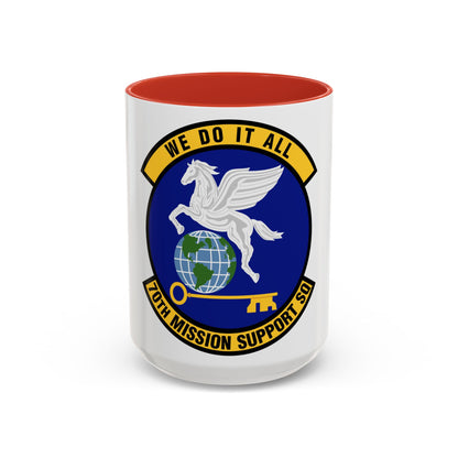 70th Mission Support Squadron (U.S. Air Force) Accent Coffee Mug