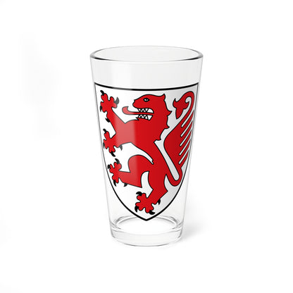 DEU Braunschweig heraldic COA (Germany) (Coat of Arms) Pint Glass 16oz