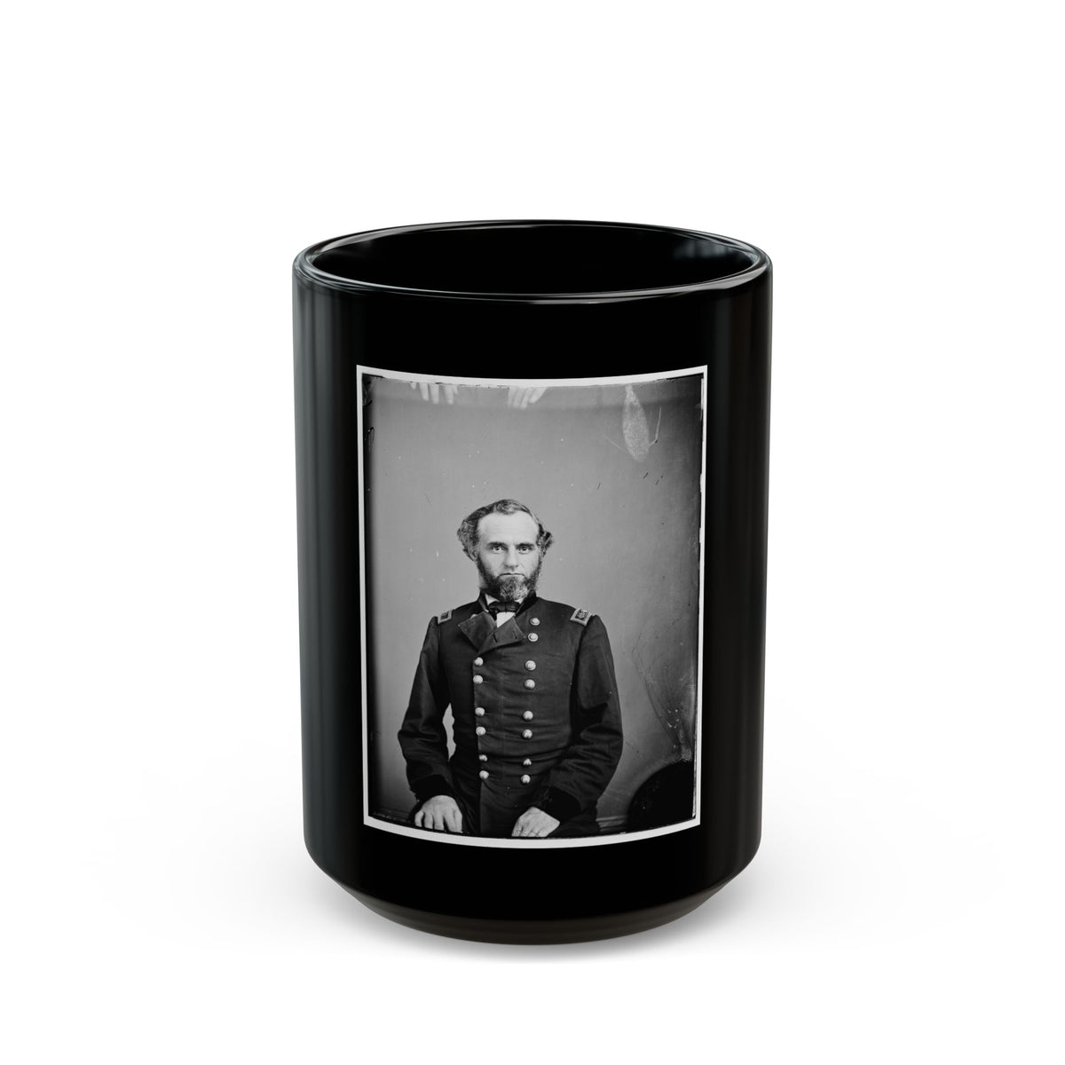 Brig. Gen. Richard W. Johnson (U.S. Civil War) Black Coffee Mug
