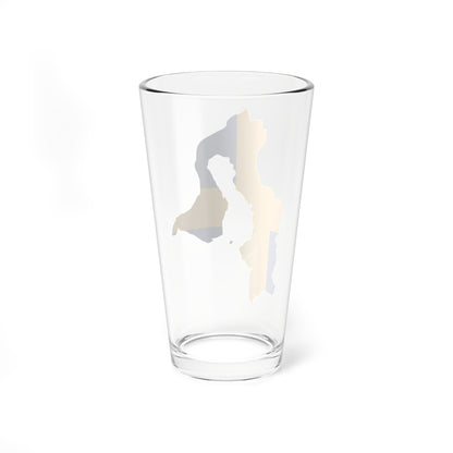 Flag-map of Sweden 1560 (Sweden) Pint Glass 16oz