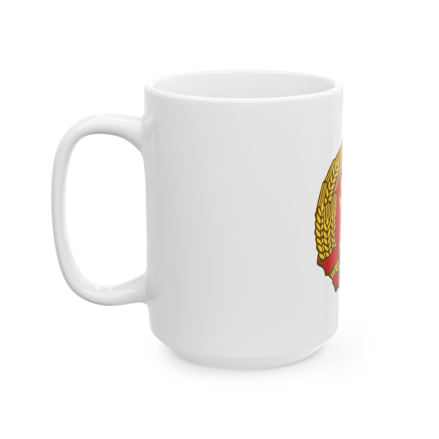 Coat of arms of Bulgaria (1948) - White Coffee Mug