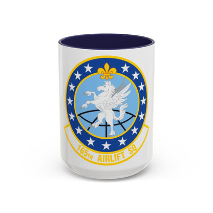 Tasse à café décorative du 165e Escadron de transport aérien (US Air Force)