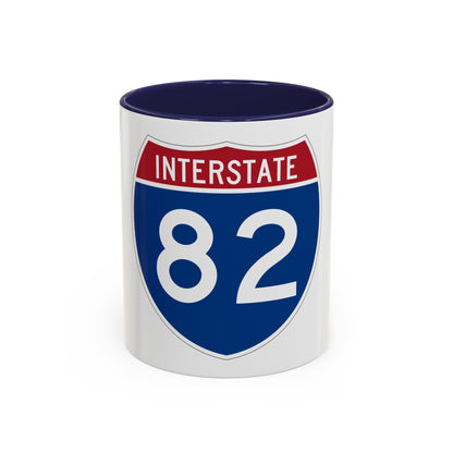 Interstate 82 (U.S. Highways) Accent Coffee Mug