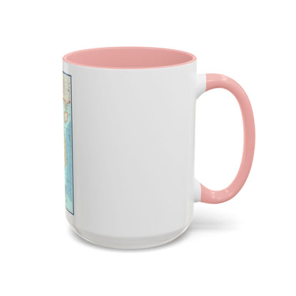 Asia - Viet Nam, Cambodia, Laos (1965) (Map) Accent Coffee Mug