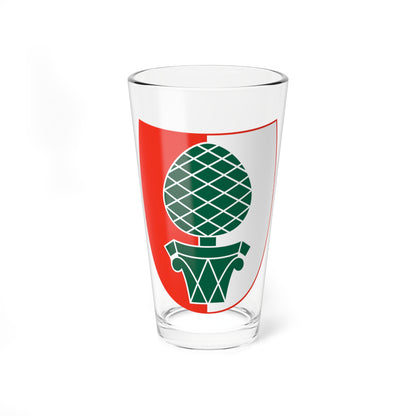 DEU Augsburg stylized COA (Germany) (Coat of Arms) Pint Glass 16oz