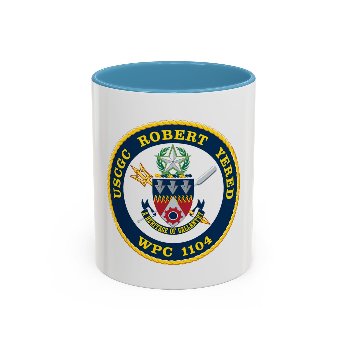 USCGC ROBERT YERED WPC 1104 (U.S. Coast Guard) Accent Coffee Mug
