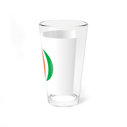 Flag of Yuzawa Akita (Japan) Pint Glass 16oz