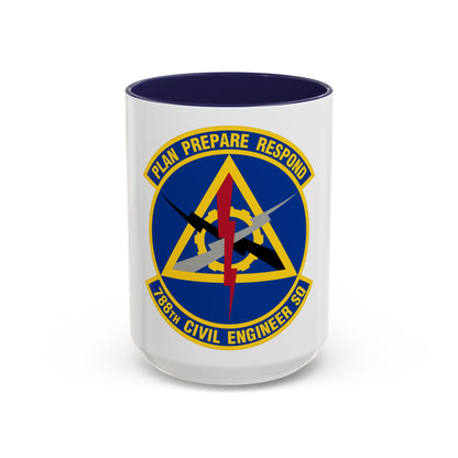 788 Civil Engineer Squadron AFMC (U.S. Air Force) Accent Coffee Mug