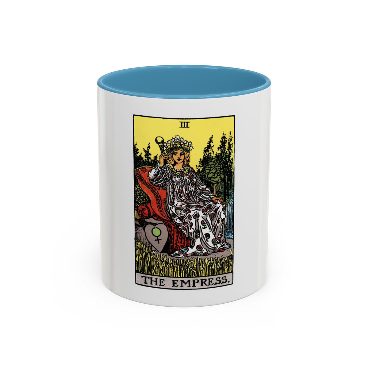 The Empress (Tarot Card) Accent Coffee Mug