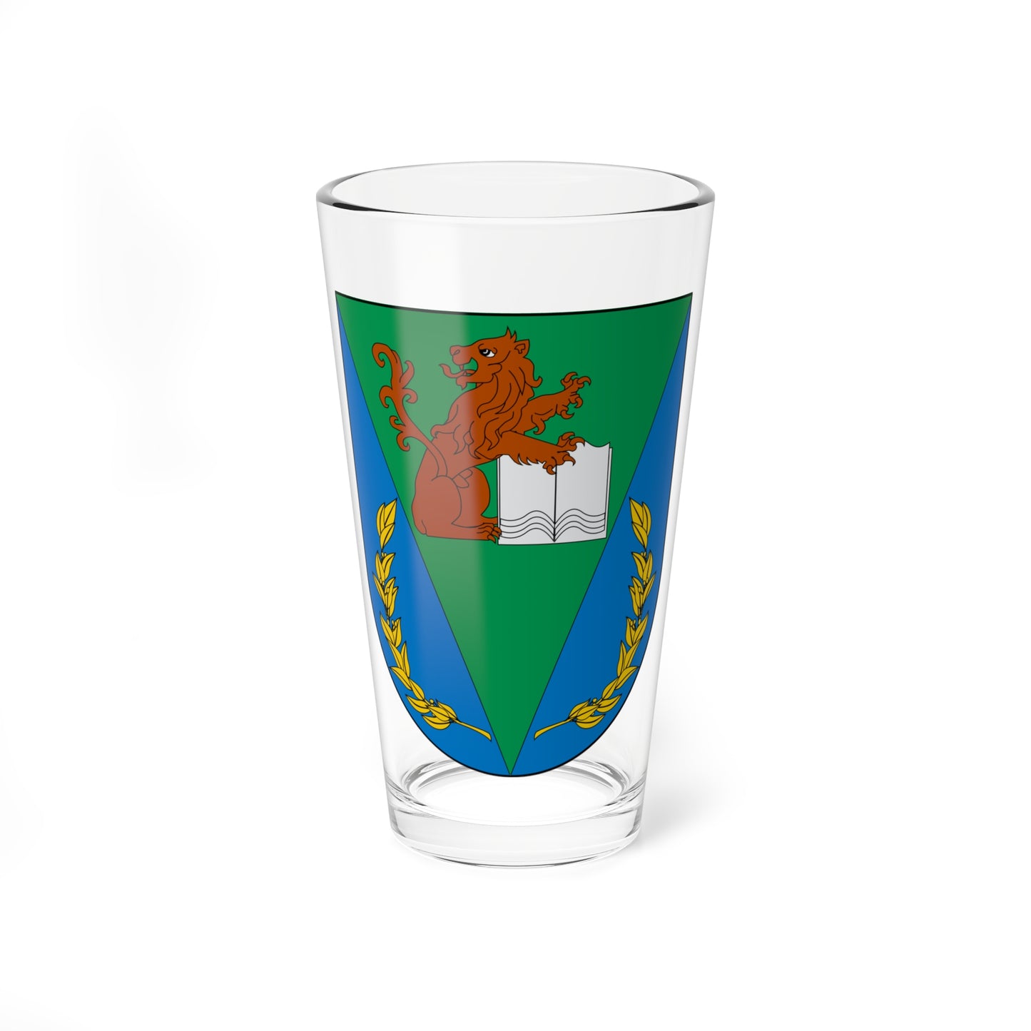Escudo de Arrazua-Ubarrundia (Spain) (Coat of Arms) Pint Glass 16oz