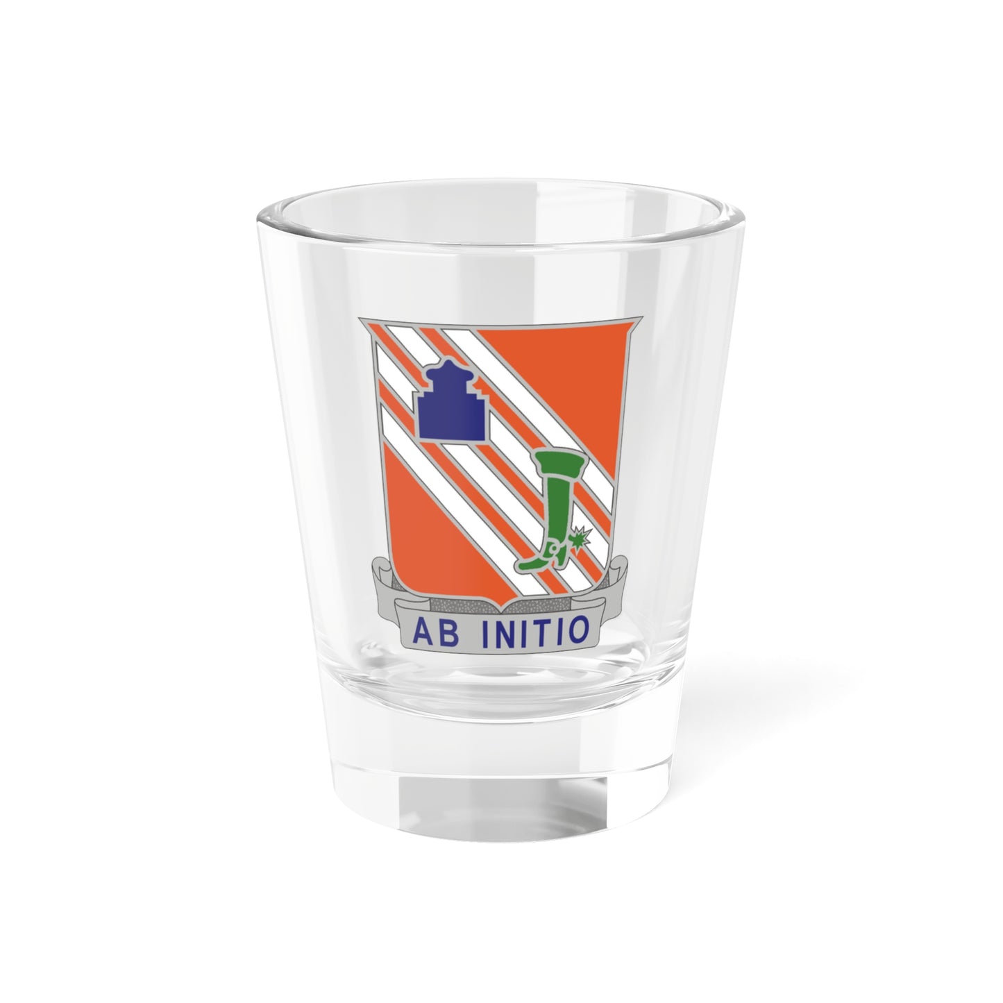 Verre à liqueur du 63e bataillon de transmissions (armée américaine) 1,5 oz