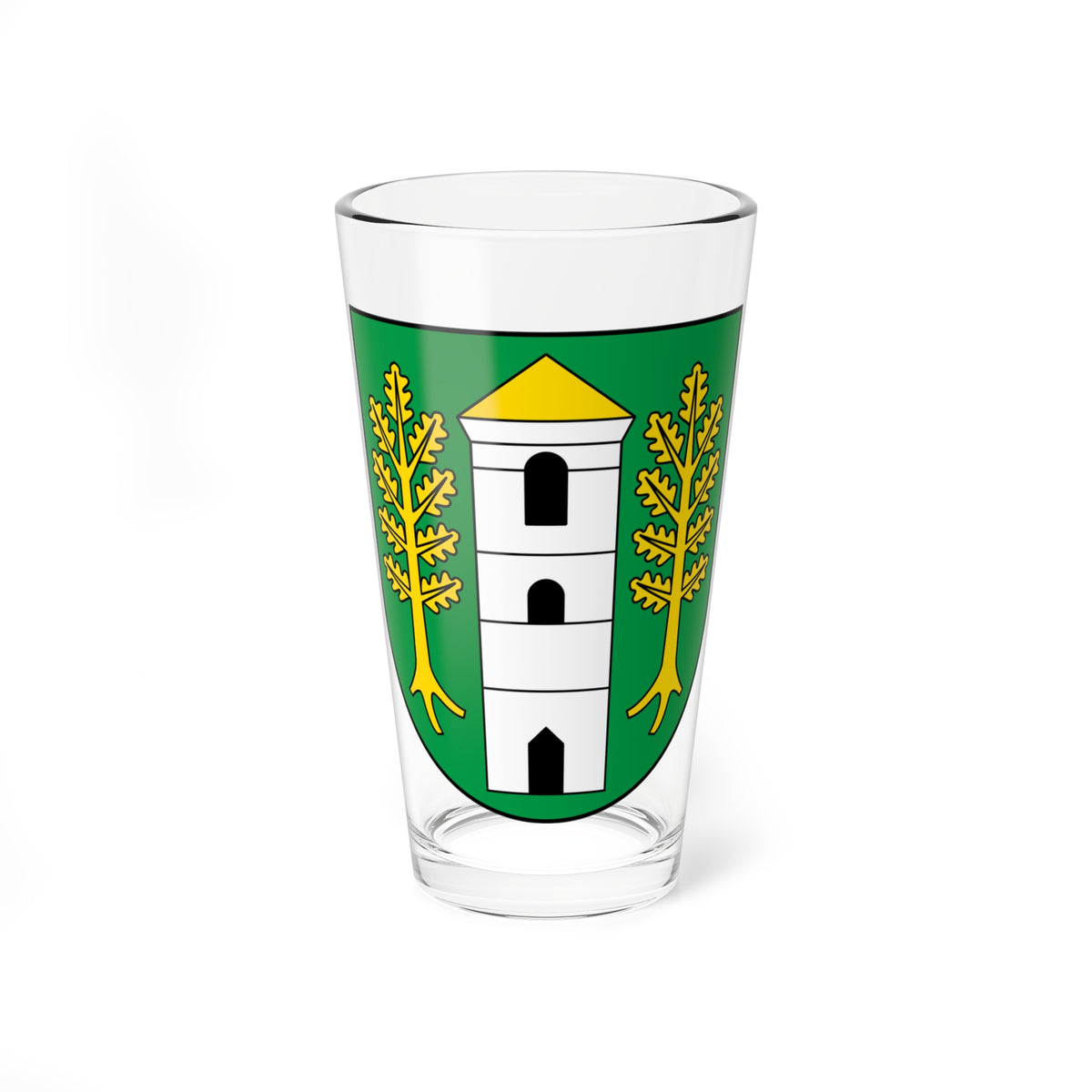 POL gmina Chełm COA (Poland) (Coat of Arms) Pint Glass 16oz