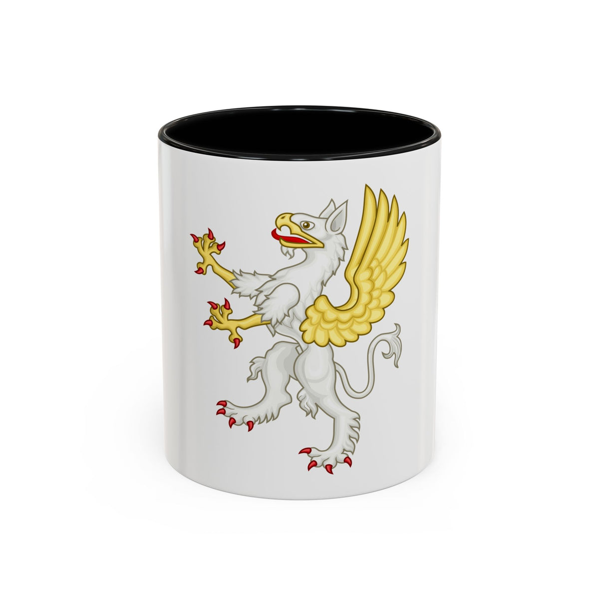 Gryphon Badge of Edward III - Accent Coffee Mug