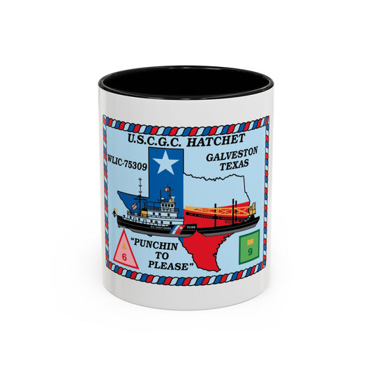 USCGC Hatchet WLIC 75309 (U.S. Coast Guard) Accent Coffee Mug