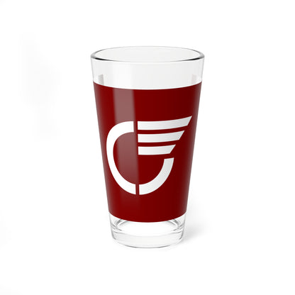 Flag of Ikawa Tokushima 1969-2006 (Japan) Pint Glass 16oz