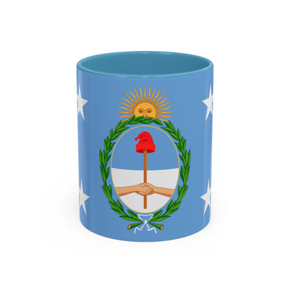 Standard of the President of Argentina Afloat - Accent Coffee Mug