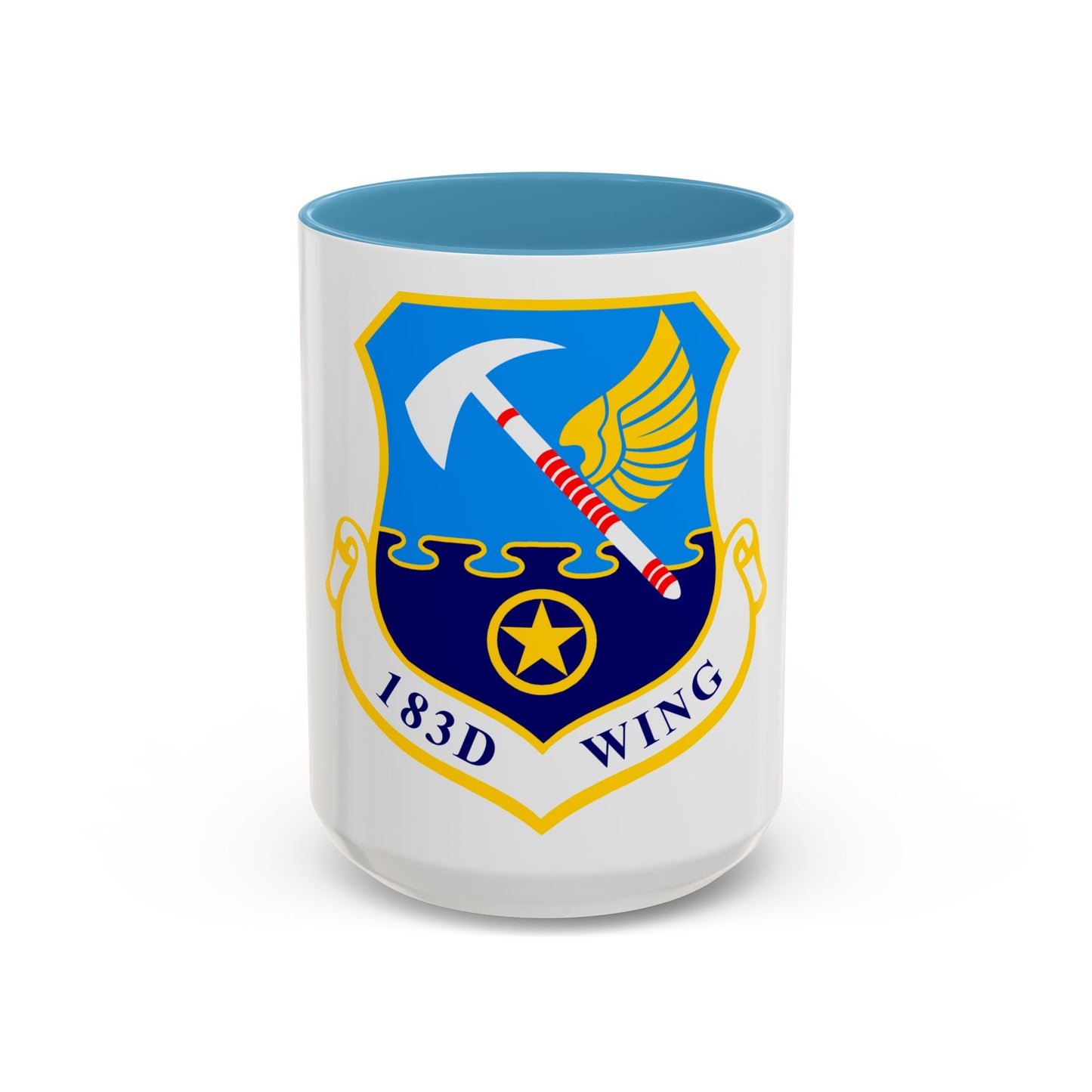 183d Wing emblem (U.S. Air Force) Accent Coffee Mug