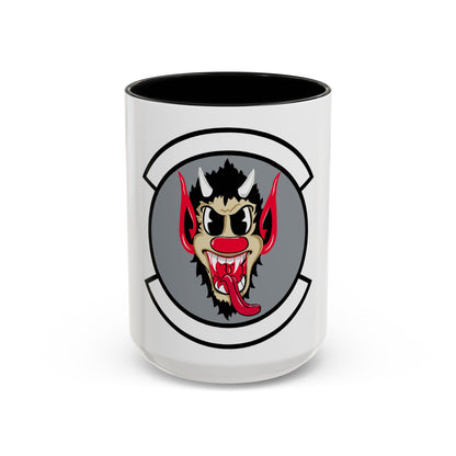 69 Fighter Squadron AFRC (U.S. Air Force) Accent Coffee Mug