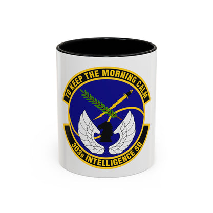 303d Intelligence Squadron (U.S. Air Force) Accent Coffee Mug