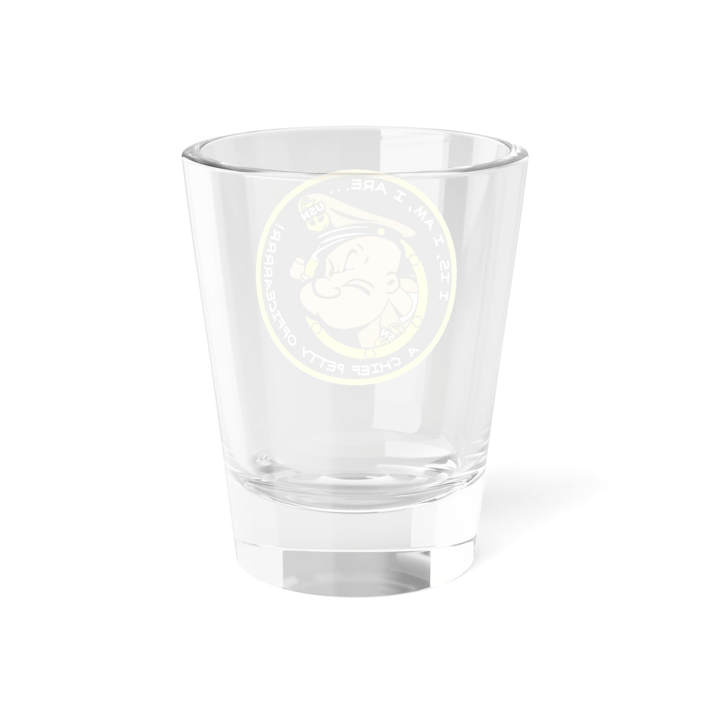 Popeye CPO (U.S. Navy) Shot Glass 1.5oz