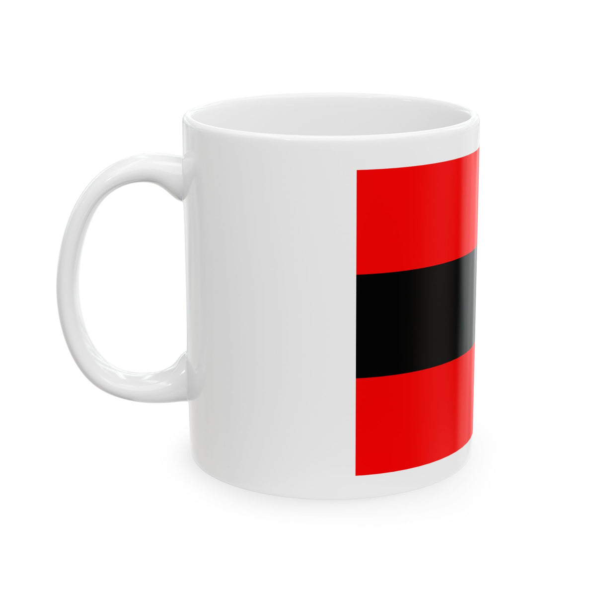 Civil Ensign of Albania - White Coffee Mug