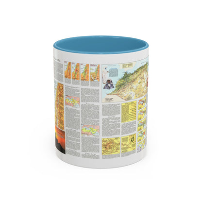 Middle East - The Peoples 2 (1972) (Map) Accent Coffee Mug