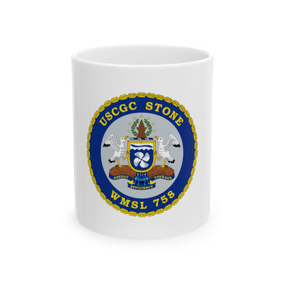 USCGC STONE WMSL 758 (U.S. Coast Guard) White Coffee Mug