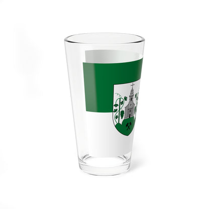 Flag of Szoc (Hungary) Pint Glass 16oz