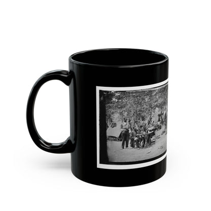 Bealeton, Virginia. Army Of The Potomac Officer's Mess Of Company D, 93d New York Infantry (U.S. Civil War) Black Coffee Mug